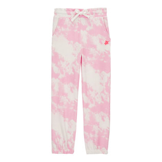 Pantalones de chándal con estampado Tie & Dye para niña Carambola vista frontal