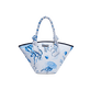 Women Beach bag Medusa and Shells White 正面图 Women Beach bag Medusa and Shells White 正面图