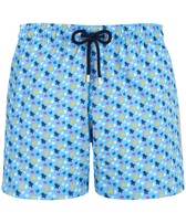 Bañador elástico con estampado Micro Ronde des Tortues Rainbow para hombre Divine vista frontal