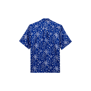 Men Silk Bowling Shirt X-Ray Turtles Marrakech 后视图