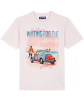 T-shirt en coton homme Waiting for Sun Rose the vue de face