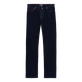 男士 Neo Medusa 印花五口袋牛仔长裤 Dark denim w1 正面图