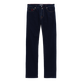 Men 5-Pockets printed Denim Pants Neo Medusa Dark denim w1 front view