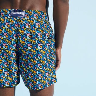 Bañador con estampado Mini Focus Multicolor para hombre Azul marino detalles vista 2