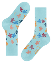 Calze uomo Rondes des Tortues Multicolores - Vilebrequin x Falke Acqua vista frontale