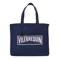 Canvas Marine Unisex Beach Bag Sold Navy front view