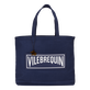 Big Canvas Marine Unisex Beach Bag Navy front view