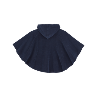 Conjunto en tejido terry de color liso para bebé Azul marino detalles vista 7