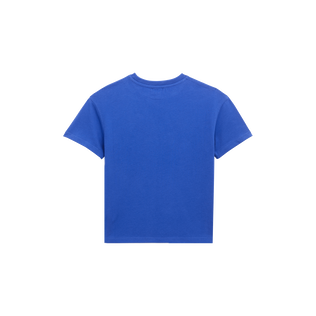 Camiseta en algodón orgánico con estampado Poulpes para niño Marrakech vista trasera