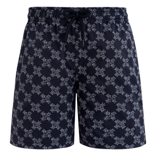 Bañador elástico con estampado VBQ Monogram para niño Azul marino vista frontal