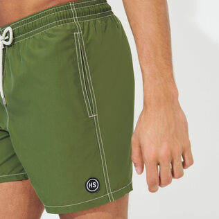 Costume da bagno uomo tinta unita - Vilebrequin x Highsnobiety Basil dettagli vista 4