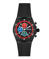 Black Chrono Watch Vilebrequin Multicolor Black front view