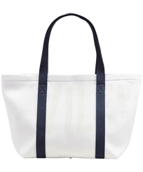 Large Beach Bag Vilebrequin White front view