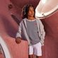 Boys T-Shirt Stripes Navy / white details view 2