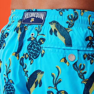 Men Swim Trunks Embroidered 2000 Vie Aquatique - Limited Edition Horizon details view 1