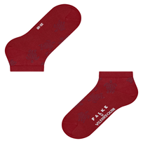 Women Sneaker Socks Ronde des Tortues - Vilebrequin x Falke Red front view