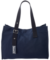 Unisex Beach Bag Solid Navy front view