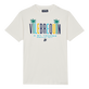 T-shirt en coton homme Vilebrequin Palms Off-white vue de face