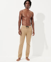 Men Jogger Gabardine Pants Nuts front worn view
