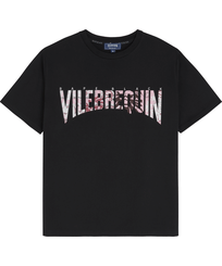 Camiseta con logotipo Bandana estampado para hombre de Vilebrequin x BAPE® BLACK Negro vista frontal