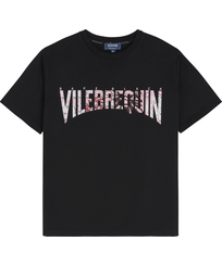 T-shirt uomo con logo stampato Bandana - Vilebrequin x BAPE® BLACK Nero vista frontale