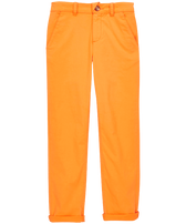 Boys Chino Pants Solid Carrot front view