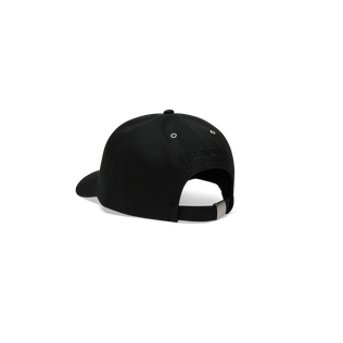 Gorra lisa unisex Negro vista trasera