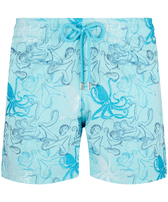 男士 Octopussy 刺绣游泳短裤 - 限量版 Lagoon 正面图