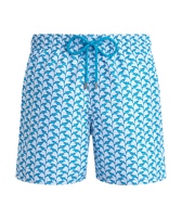 Net Sharks Badeshorts für Herren Weiss Vorderansicht