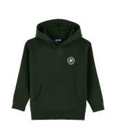 Sudadera con capucha en algodón de color liso para niños Ivy vista frontal