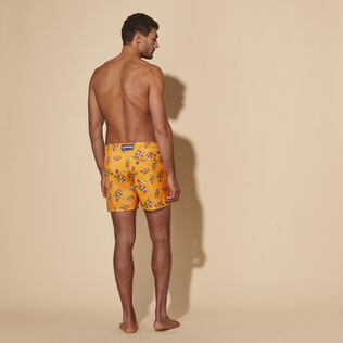 Men Swim Shorts Ultra-light and Packable Rataturtles Carrot back worn view