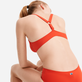 女士高腰比基尼三角泳裤 - Vilebrequin x JCC+ 合作款 - 限量版 Red polish 细节视图2