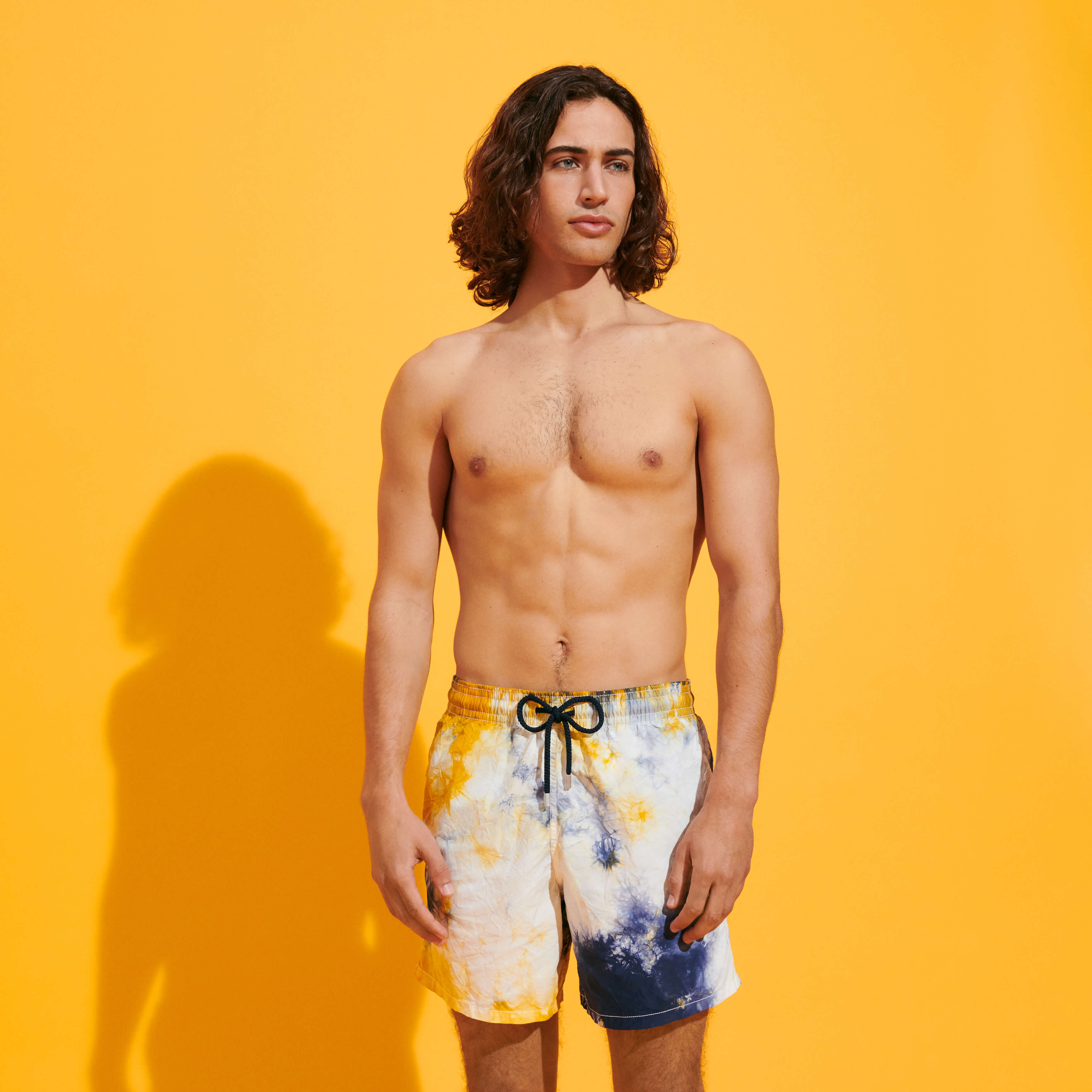 Mens tie waist shorts sales