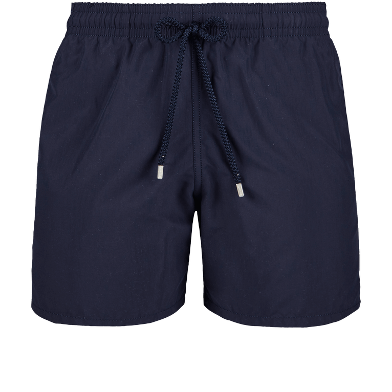Men Swim Shorts Solid - Swimming Trunk - Moon - Blue - Size 6XL - Vilebrequin