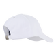 Gorra lisa para niños Blanco vista trasera