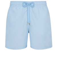 Bañador de color liso para hombre - Vilebrequin x Highsnobiety Chambray vista frontal