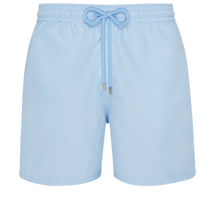 Bañador de color liso para hombre - Vilebrequin x Highsnobiety Chambray vista frontal