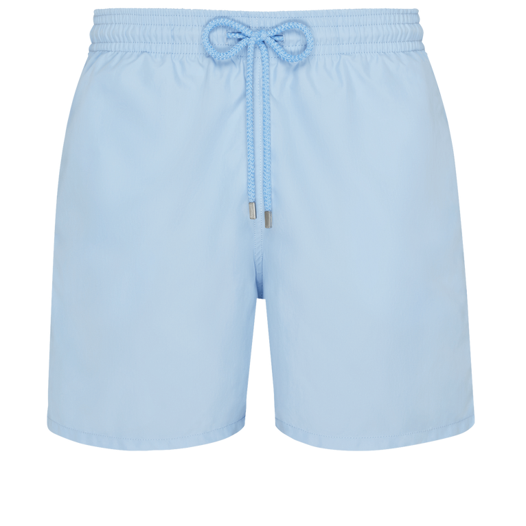 Men Swim Shorts Solid - Vilebrequin X Highsnobiety - Swimming Trunk - Moorea - Blue - Size XXL - Vilebrequin