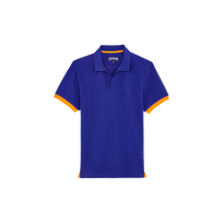 Men Cotton Pique Polo Shirt Solid Marrakech 正面图
