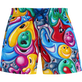 Costume da bagno bambino Faces In Places - Vilebrequin x Kenny Scharf Multicolore vista frontale