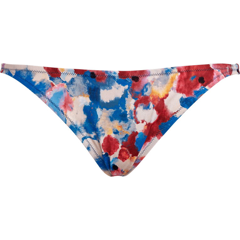 Women Mini Brief Bikini Bottom Flowers In The Sky - Swimming Trunk - Lili - Blue - Size XL - Vilebrequin