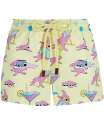 Women Swim short Jeux de Plage Yellow front view