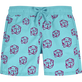Bañador con estampado Flock Nola para niño - Vilebrequin x John M Armleder Lazulii blue vista frontal