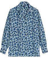 Camisa en gasa de algodón orgánico con estampado Turtles Leopard para mujer - Vilebrequin x Angelo Tarlazzi Thalassa vista frontal
