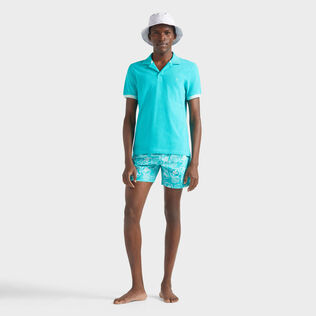 Bañador con estampado Oursins bicolor para hombre Disco green detalles vista 2