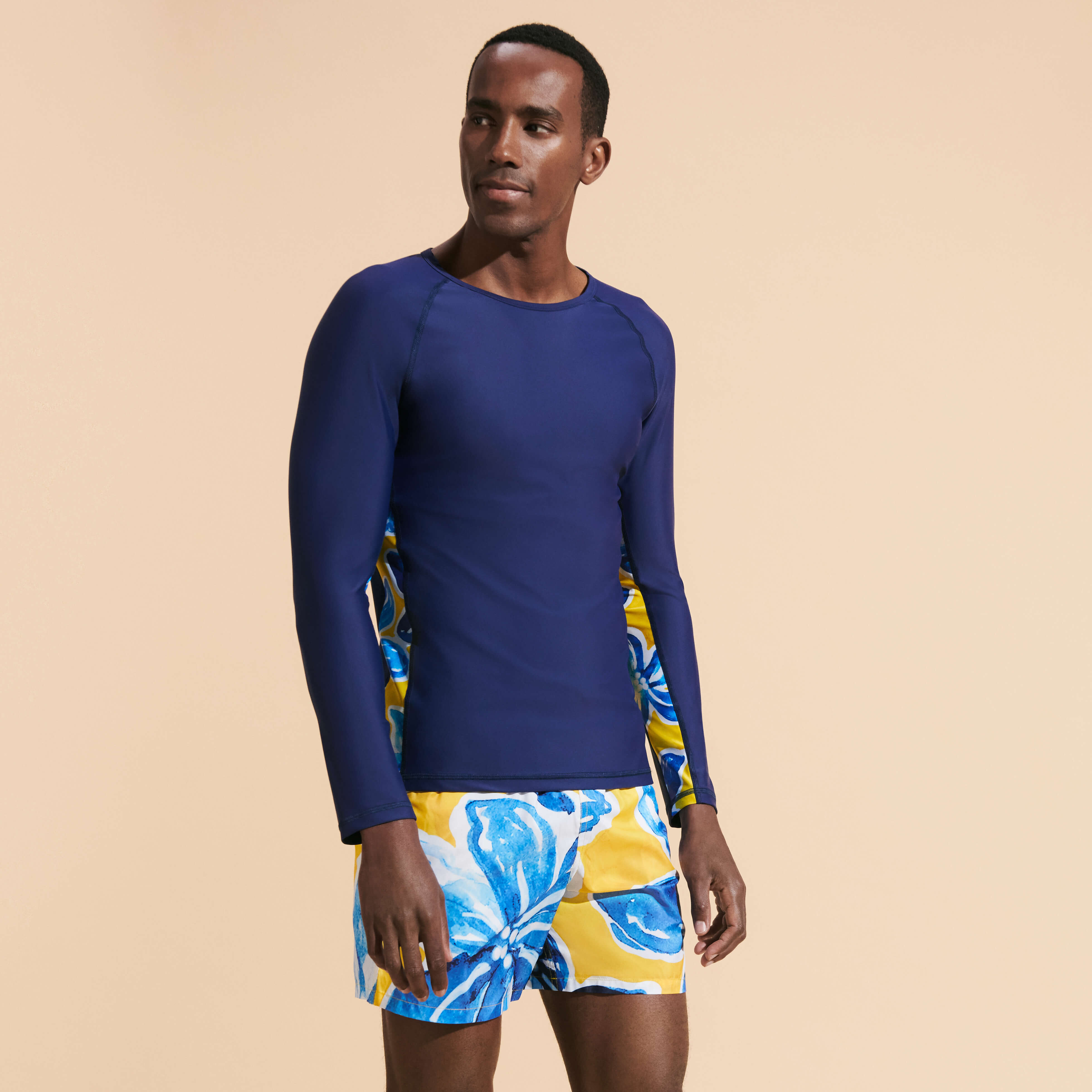 Guard fit top swim trunks