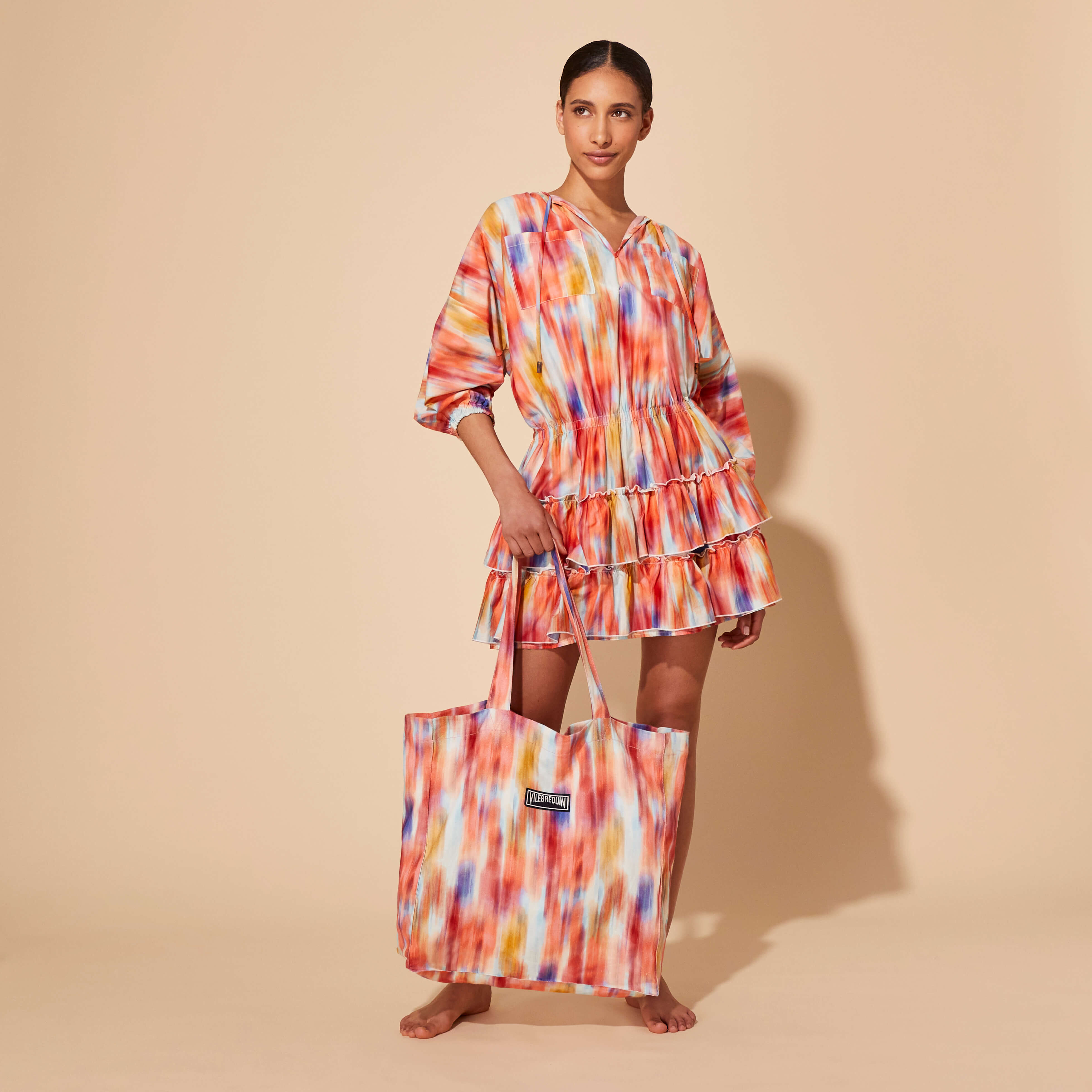 Vestido algodon sales tie dye
