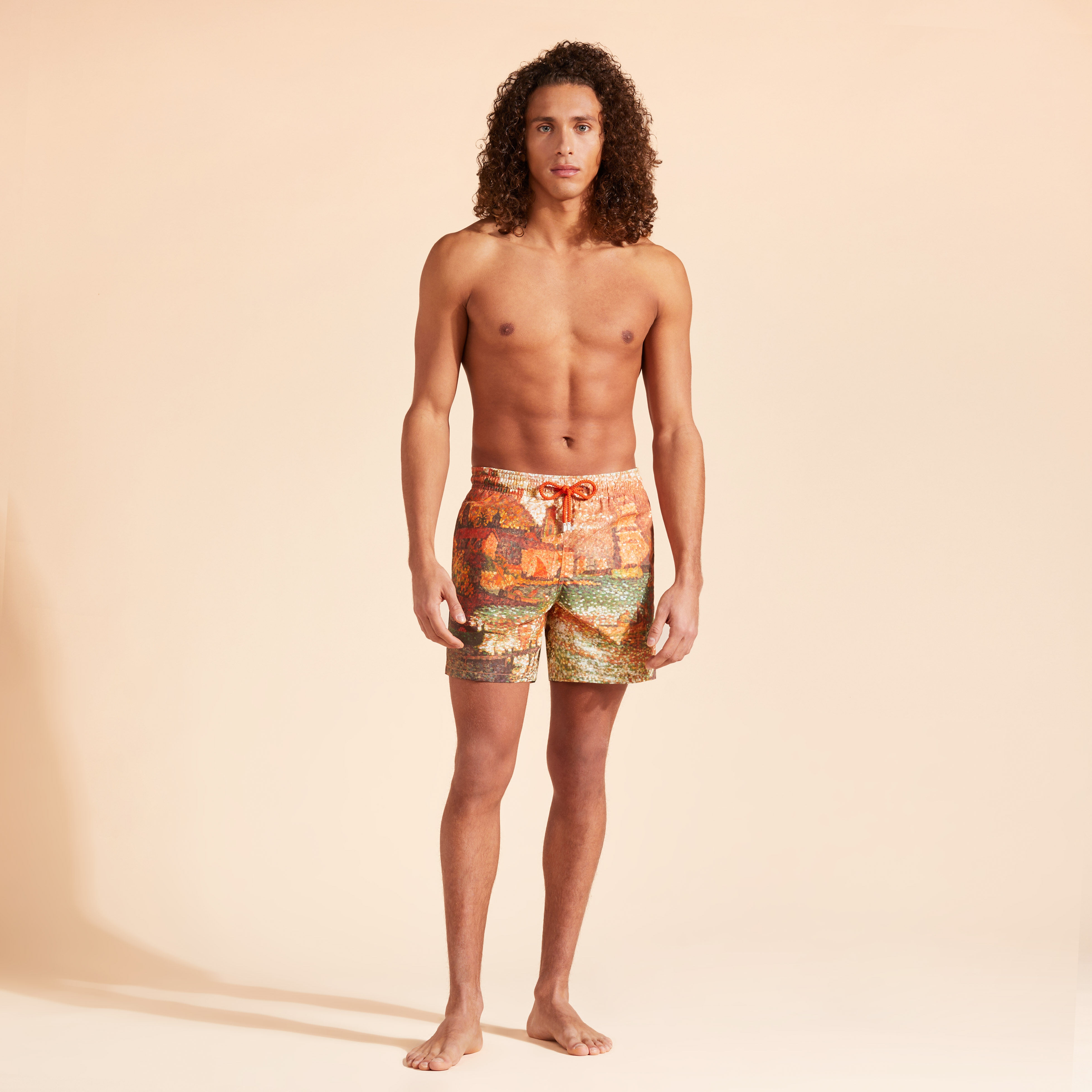 Maillot de Bain Imprime 360 Homme Sortie Du Port De St Tropez Vilebrequin x Paul Signac Vilebrequin