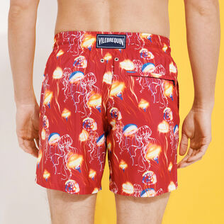 Men Ultra-light and packable Swim Trunks Neo Medusa Burgundy details view 1