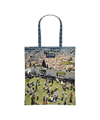 Tote Bag - Vilebrequin x Massimo Vitali Tinta unita vista frontale